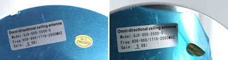 Fixed durable labels on removable film