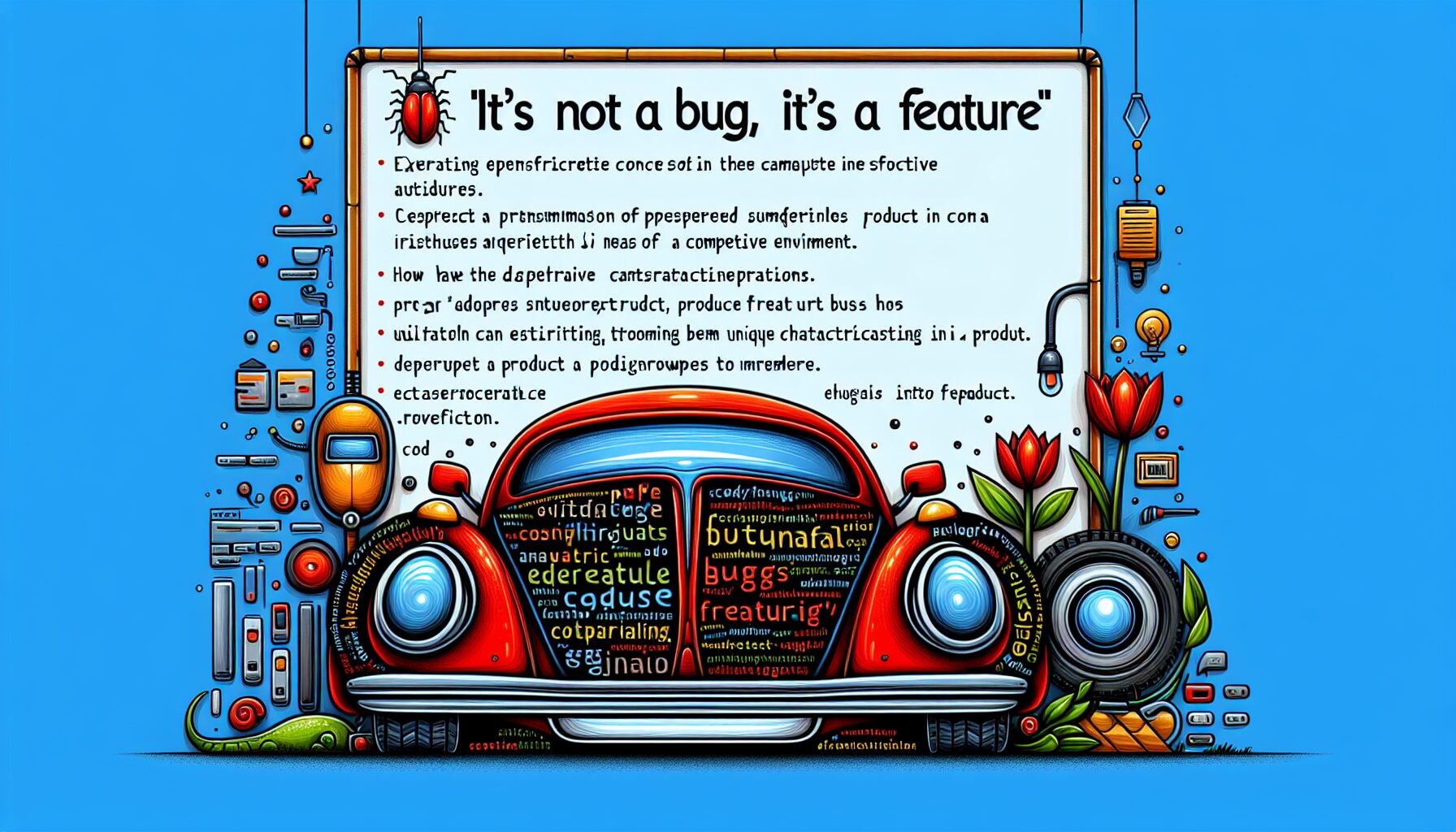 "It's not a bug, it's a feature" cheat sheet for poor Marketers and Designers