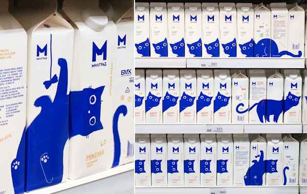 conception intelligente de l'emballage du lait