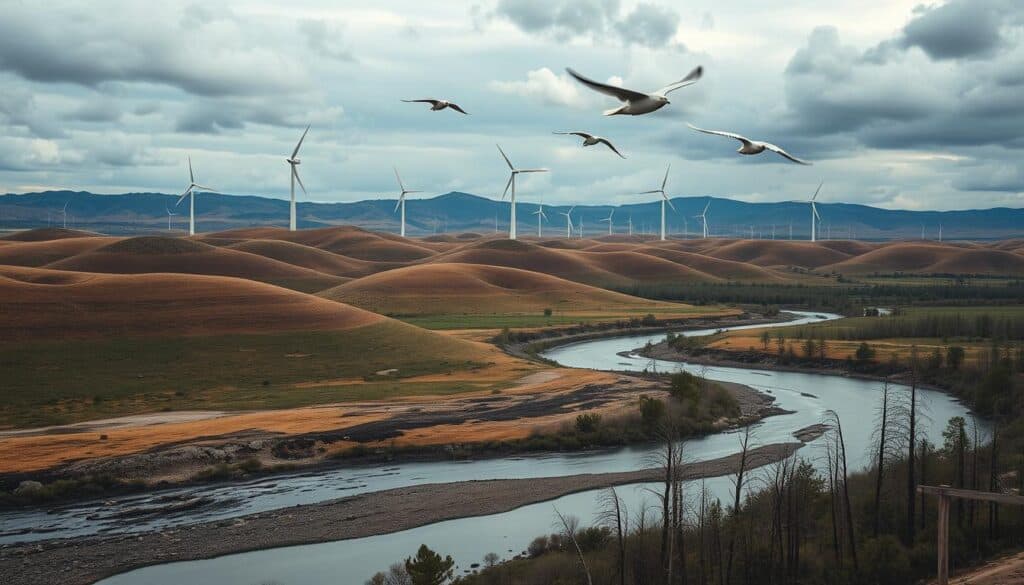 Environmental concerns about wind turbines