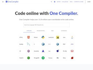 https://onecompiler.com/