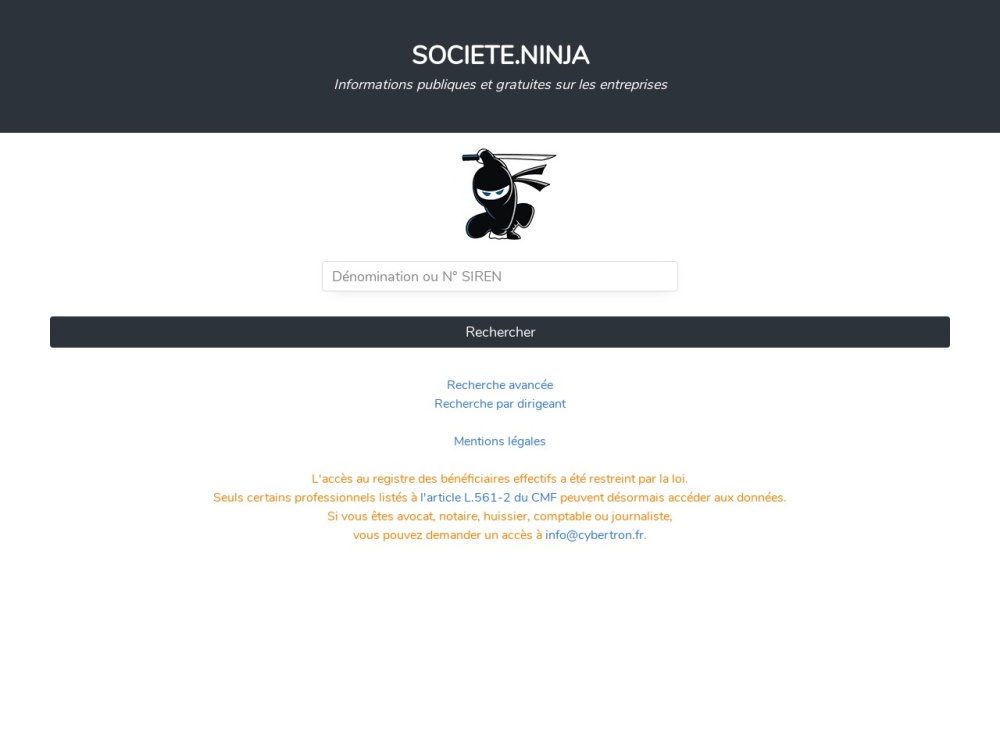 https://www.societe.ninja/