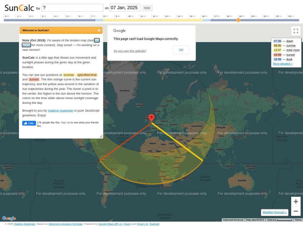 http://suncalc.net/