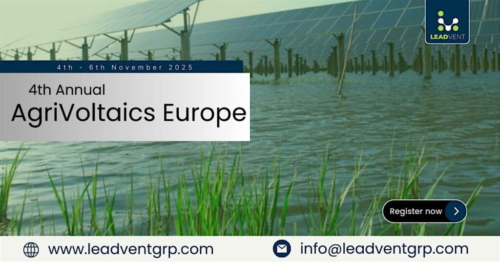 F badb da be c bb e. 4th Annual AgriVoltaics Europe.