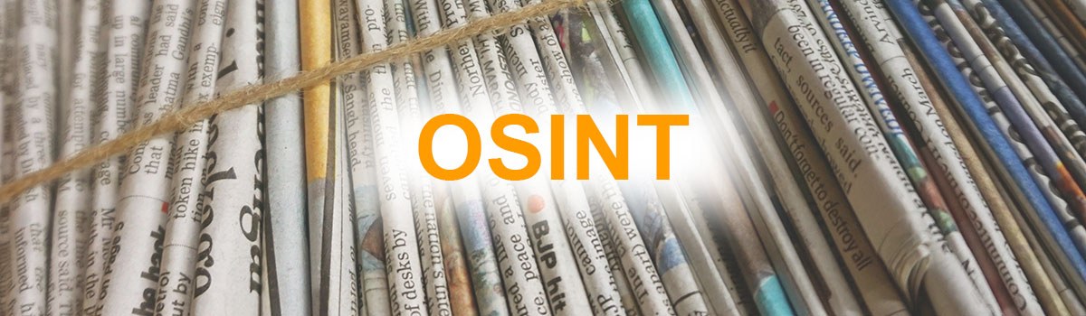 Inteligencia de fuentes abiertas (OSINT)