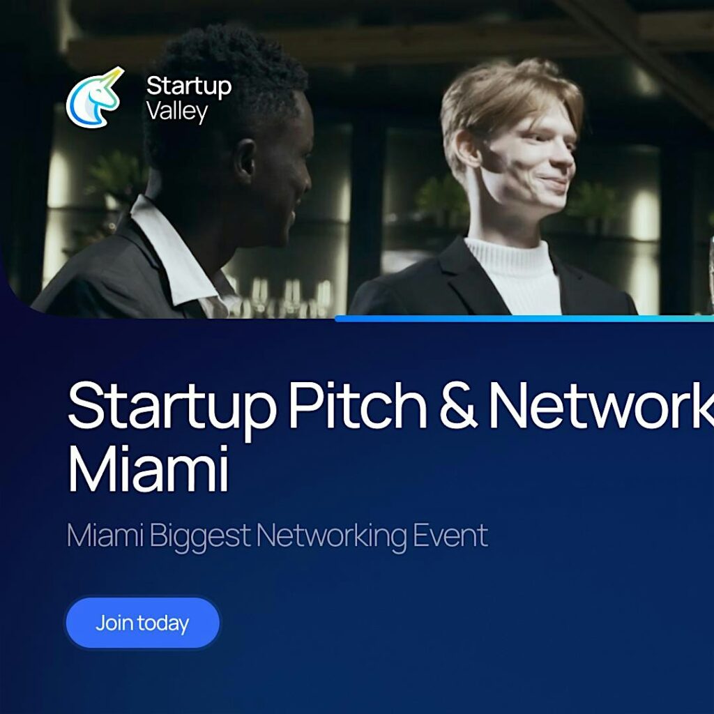 Afcc e de. Startup Pitch & Networking Miami.