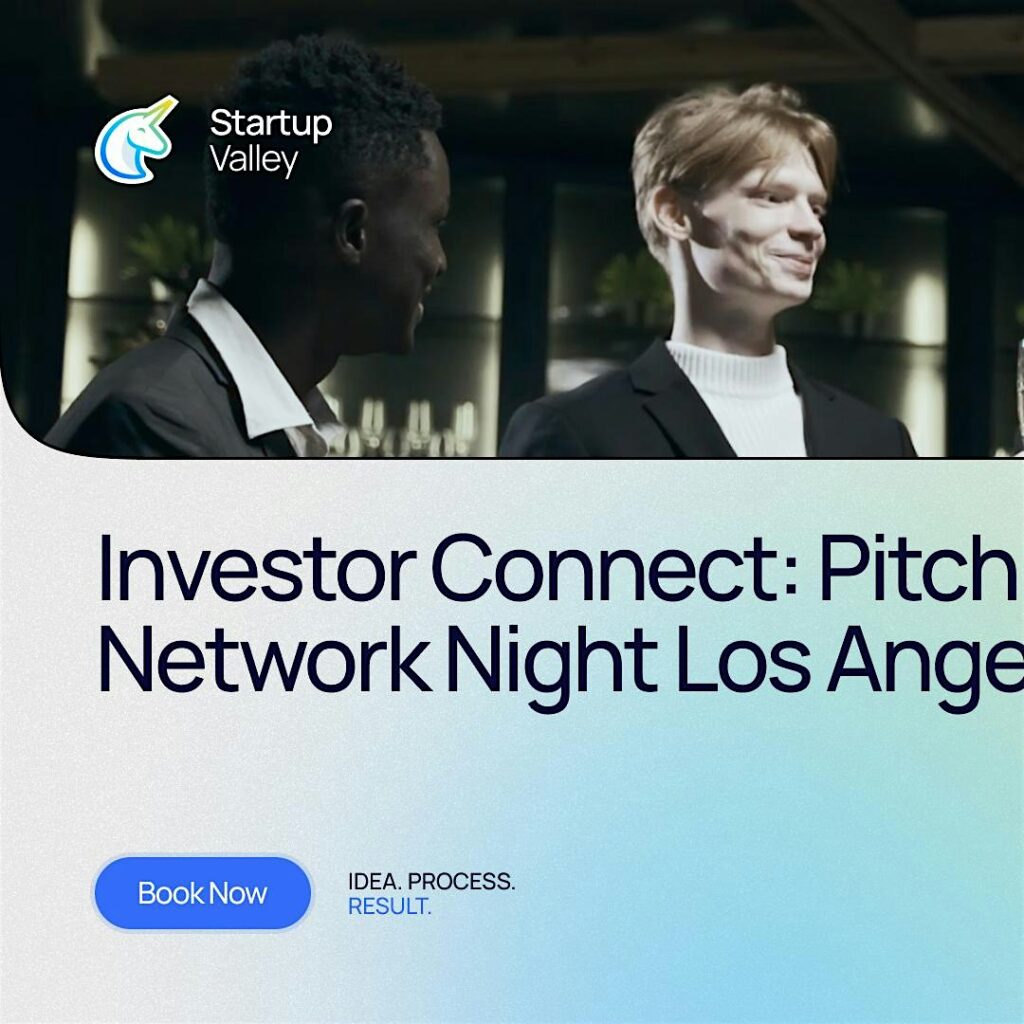 F caf e ee b ed a fcc. Investor Connect: Pitch & Network Night  Los Angeles.