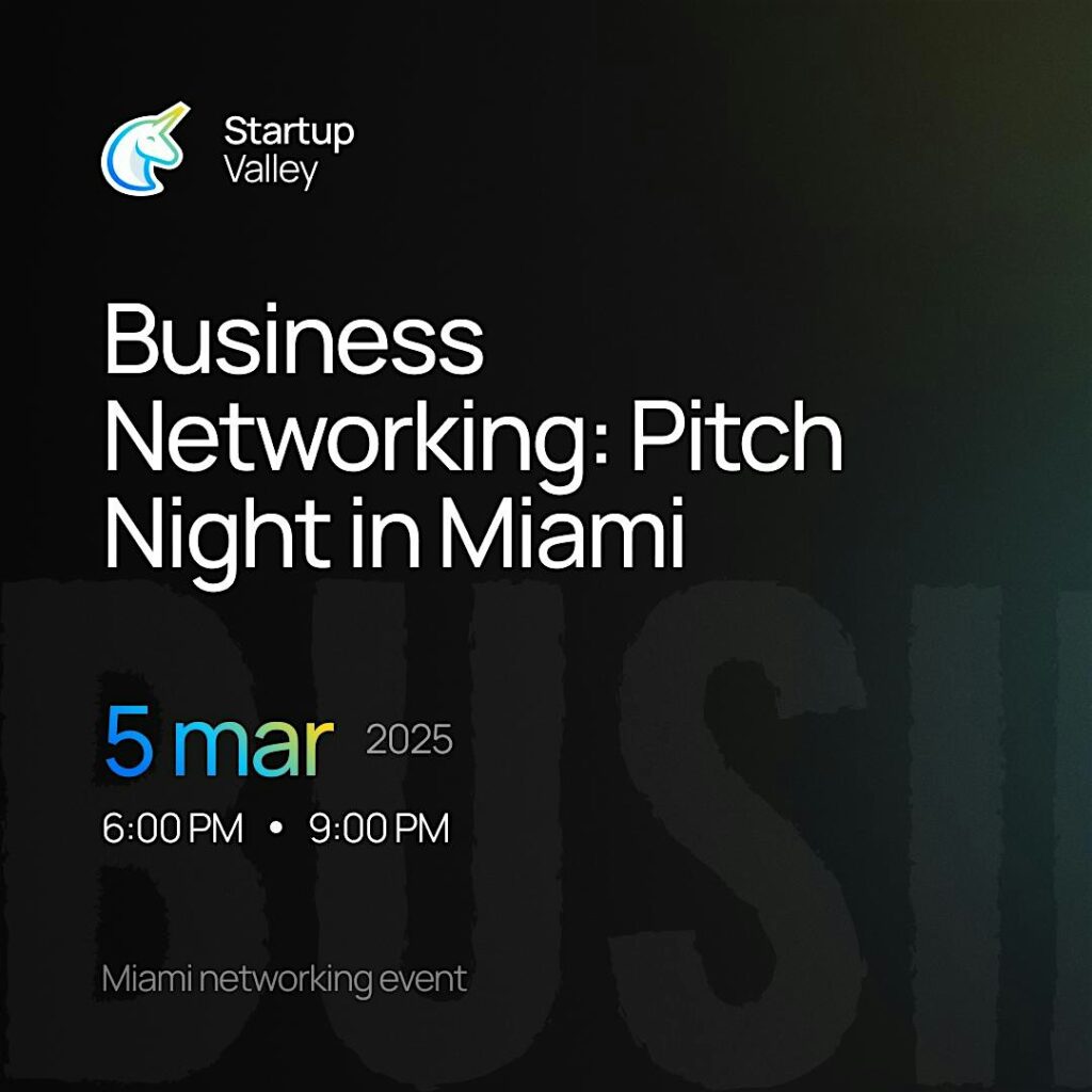 B aa dd e cb cafd c. Business Networking: Pitch Night in Miami.