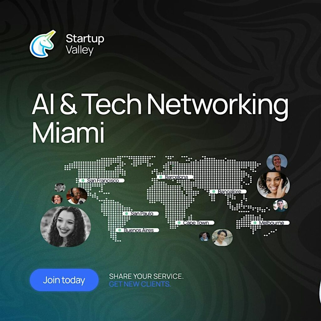 D ad ad ed c b e bcdc. AI &  Tech Networking Miami.
