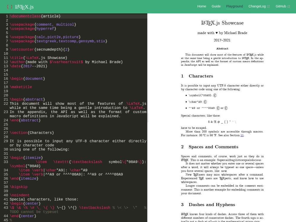 https://latex.js.org/playground.html
