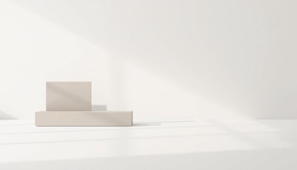 A minimalist abstract composition depicting the core design principle of "form follows function". In the foreground, sleek geometric shapes in muted tones representing functional elements. The middle ground features a clean, unobstructed layout emphasizing simplicity. In the background, a soft, neutral gradient conveys a sense of balance and harmony. Subtle lighting casts gentle shadows, highlighting the interplay of form and function. The overall mood is one of elegant restraint, reflecting the essence of simplistic, purposeful design.