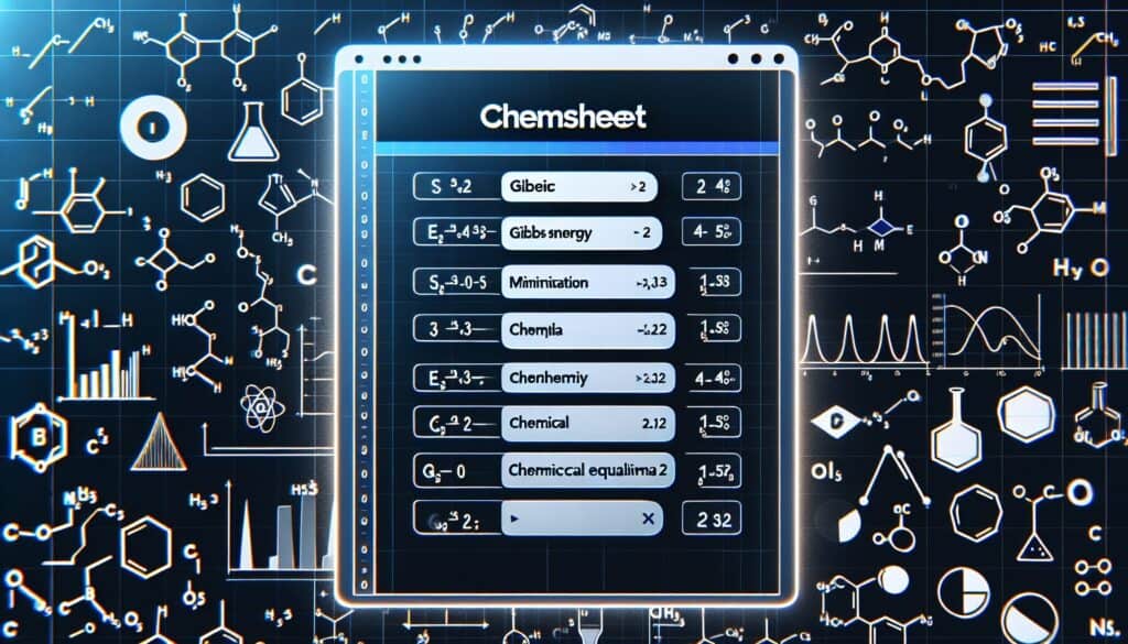 ChemSheet