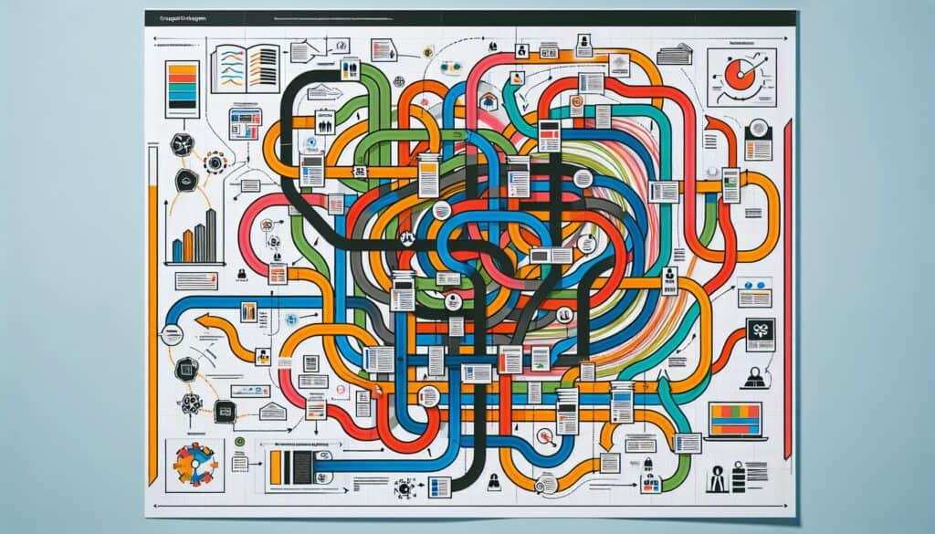 Spaghetti-Diagramm
