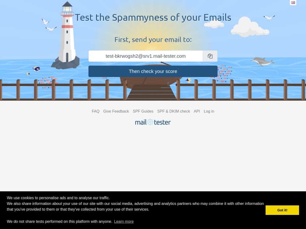 Https://www. Mail-tester. Com/