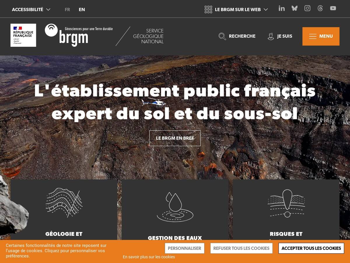 BRGM (Ufficio di ricerca geologica e minières Orléans)