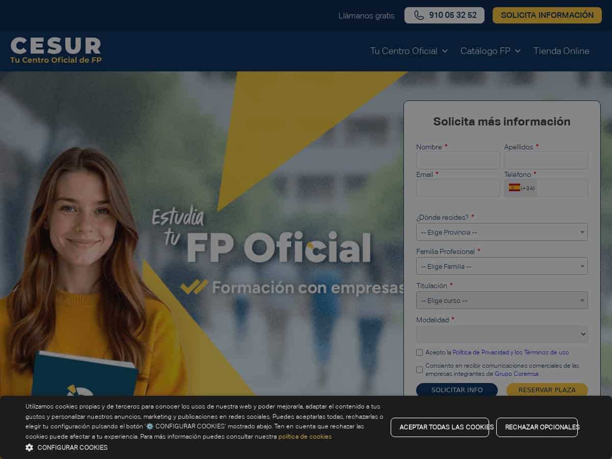 CESUR – Formación Profesional Oficial