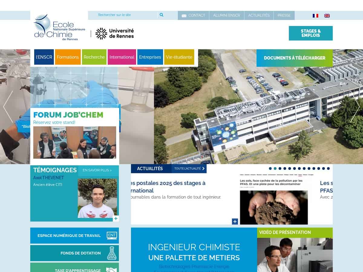 École Nationale Supérieure de Chimie de Rennes (ENSCR)