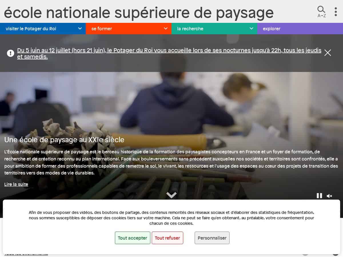 École Nationale Supérieure de la Nature et du Paysage (ENSNP Blois)