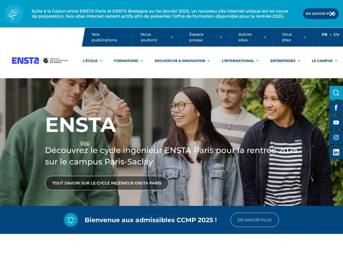 École Nationale Supérieure de Techniques Avancées (ENSTA Paris)