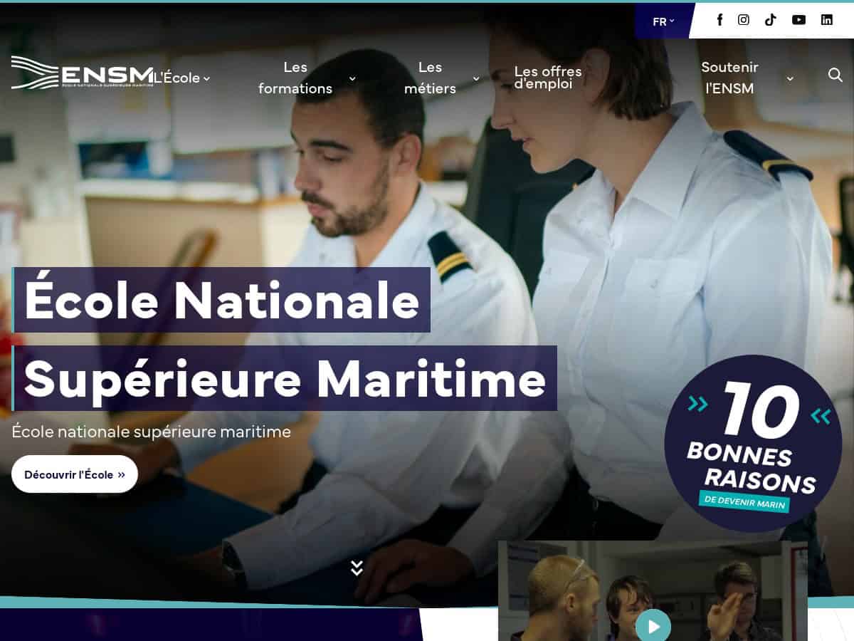 École Nationale Supérieure Maritime (ENSM Le Havre)