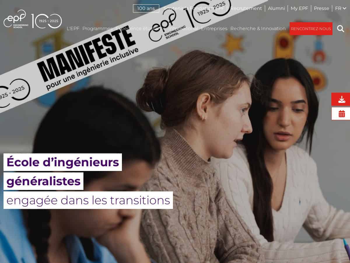 EPF École d'Ingénieurs (Sceaux/Troyes/Montpellier)