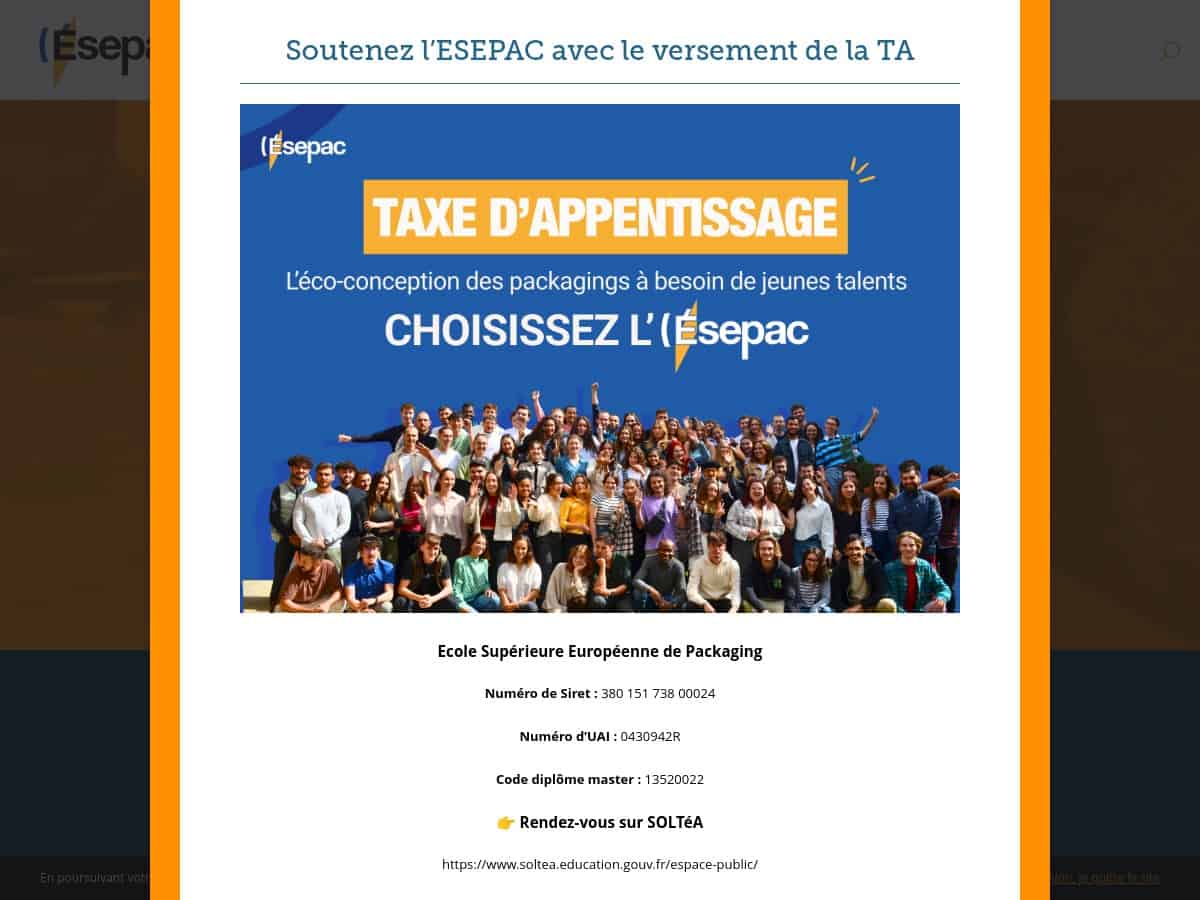 ESEPAC (Europäische Hochschule für Verpackungstechnik Angoulême)