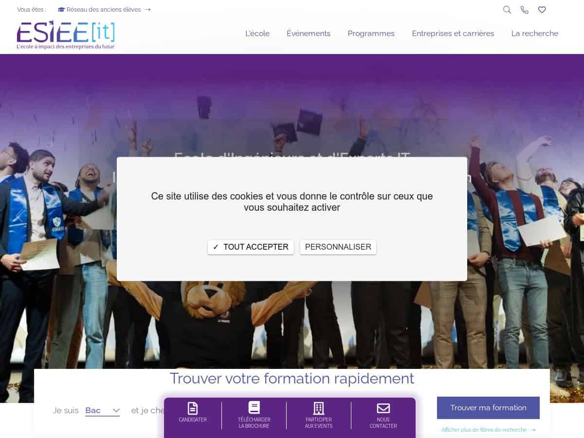 ESIEE-IT (École Supérieure d’Ingénieurs en Informatique et Technologies du Numérique Pontoise)