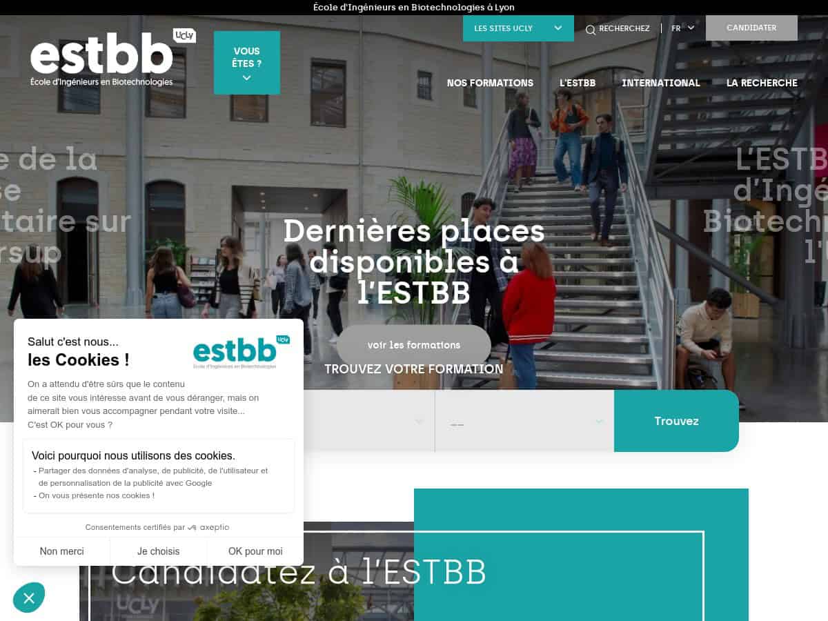 ESTBB (École Supérieure de Biologie-Biochimie-Biotechnologies Lyon)