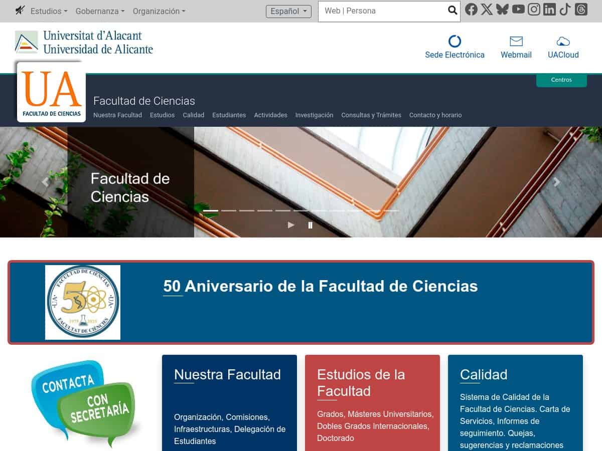 Facultad de Ciencias (Universität von Alicante)
