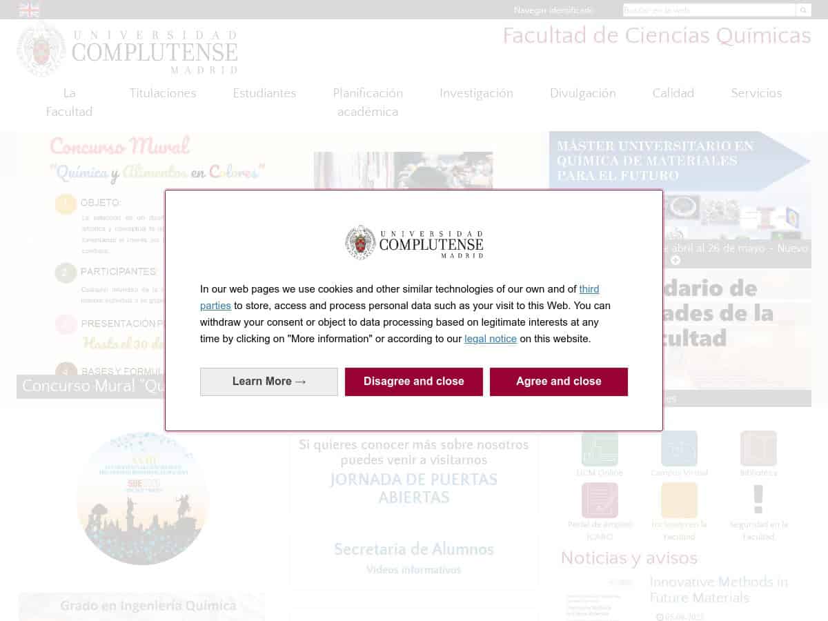 Facultad de Ciencias Químicas（马德里康普顿斯大学）