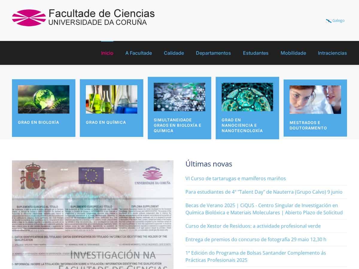 Facultade de Ciencias (ダ・コルーニャ大学)