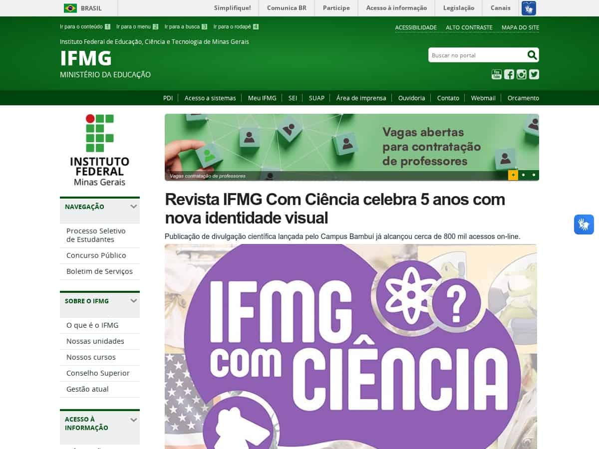 المعهد الفيدرالي في ميناس جيرايس (IFMG)