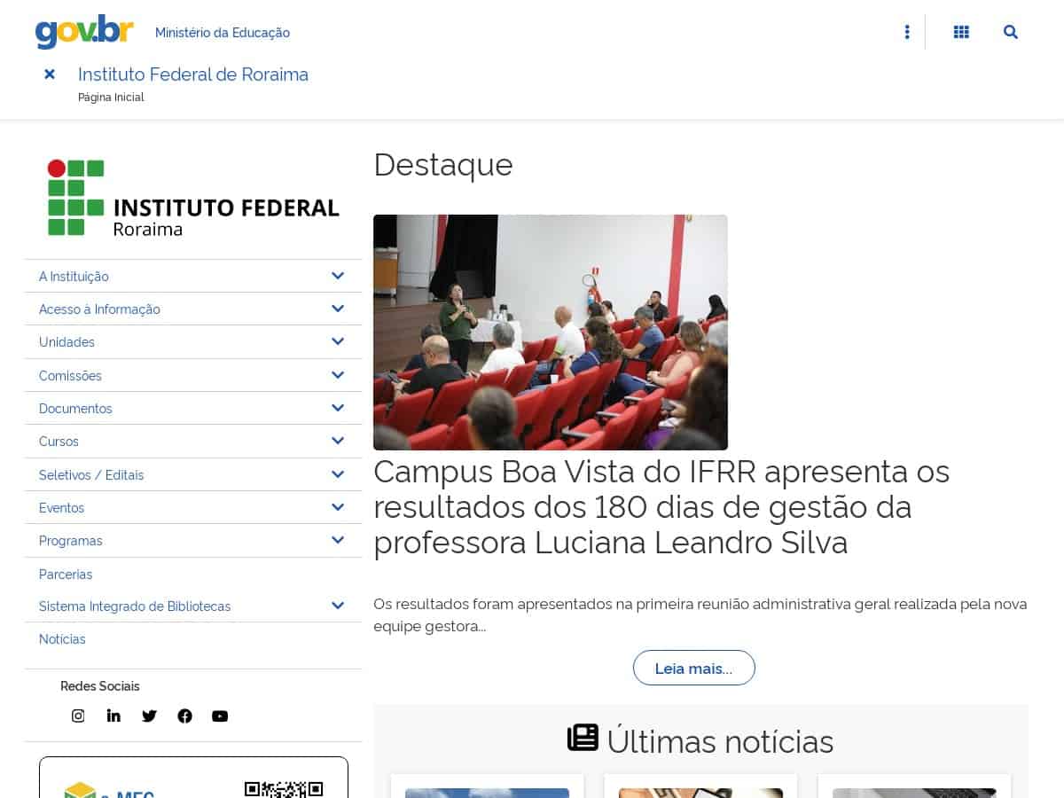 Instituto Federal de Roraima (IFRR)