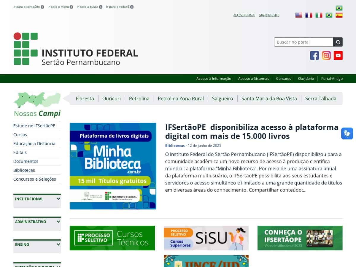Institut Fédéral Sertão Pernambucano (IF Sertão PE)