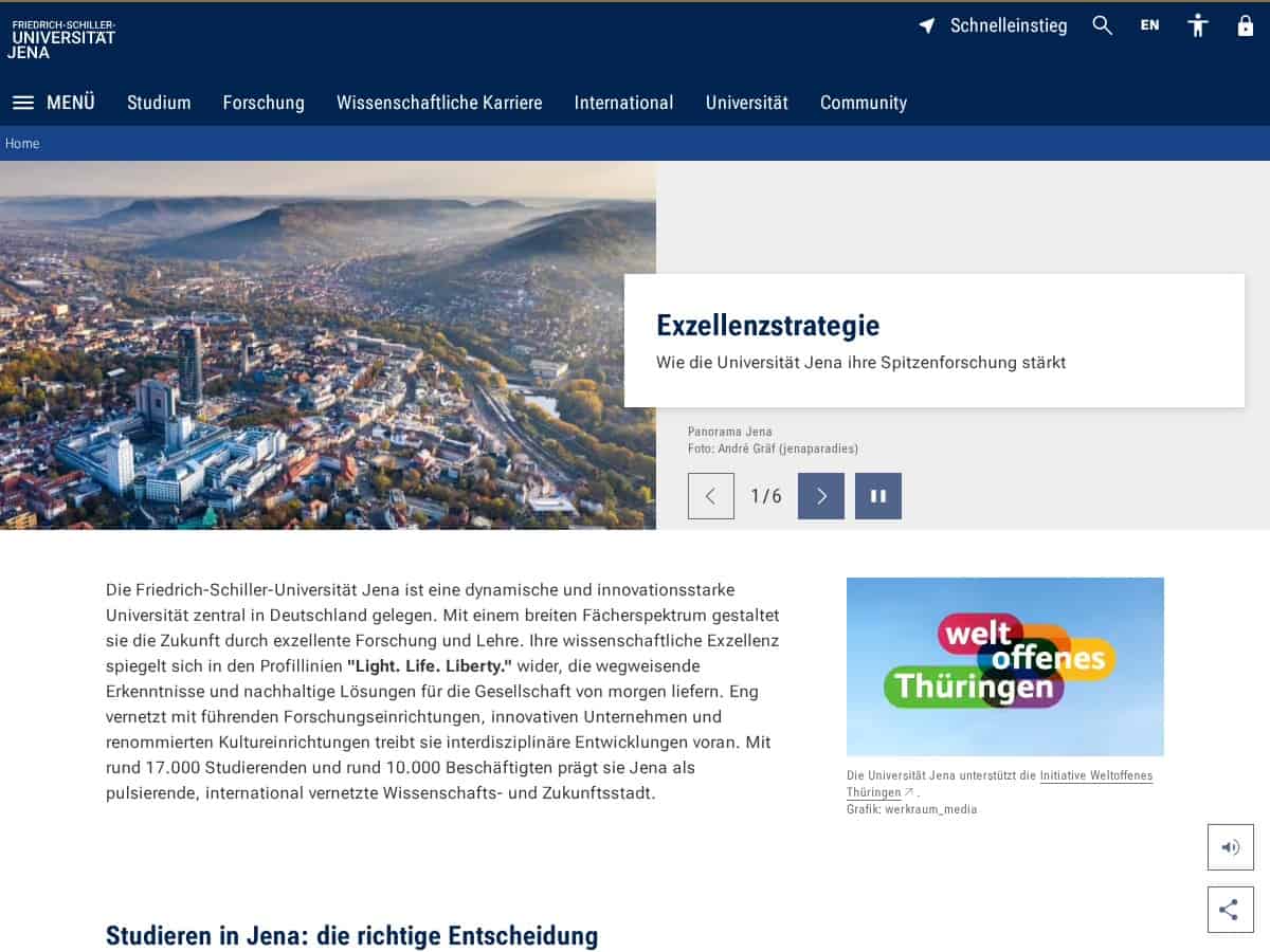Friedrich-Schiller-Universität Jena (Uni Jena)