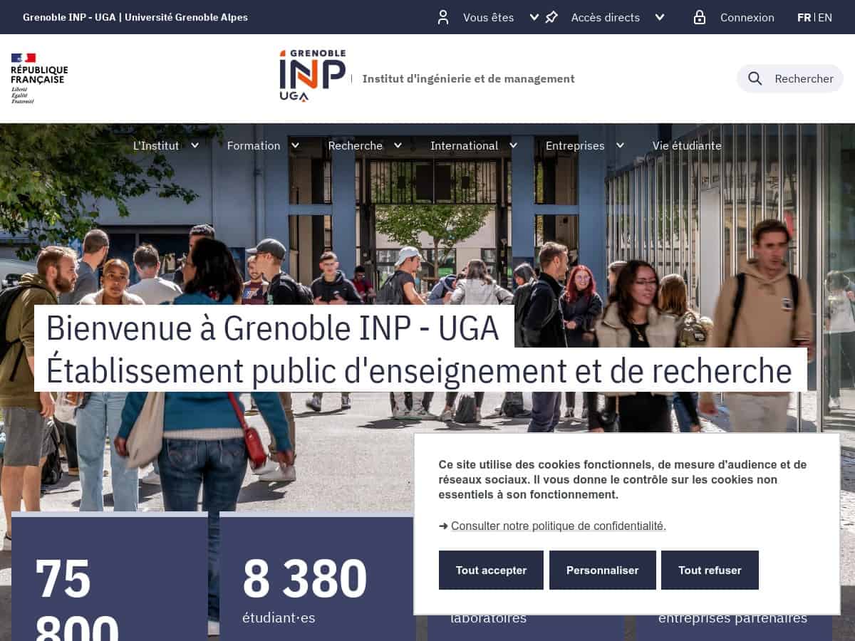 Grenoble INP – Institut d’ingénierie et de management (Grenoble INP)