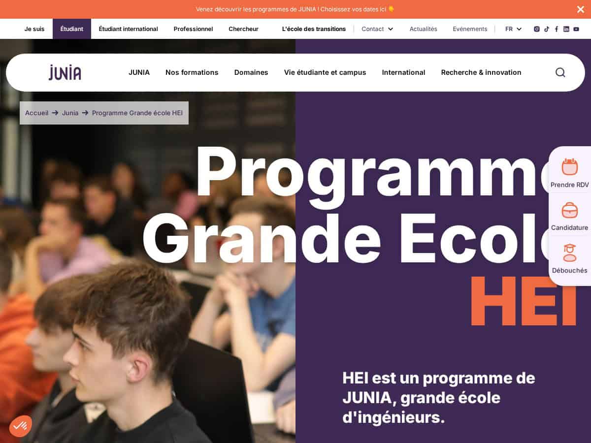 HEI (Hautes Études d’Ingénieur Lille – JUNIA)