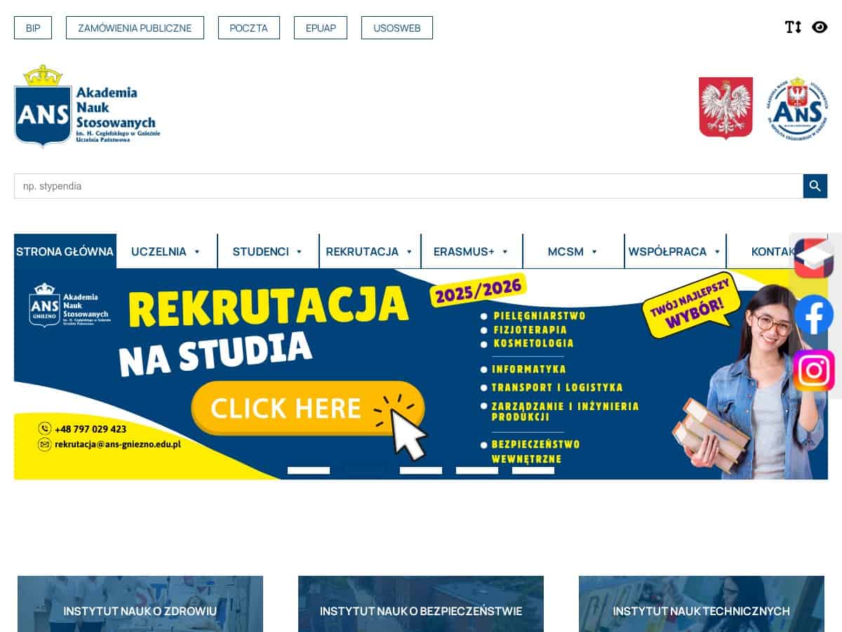 Hipolit Cegielski State University of Applied Sciences in Gniezno (ANS Gniezno)