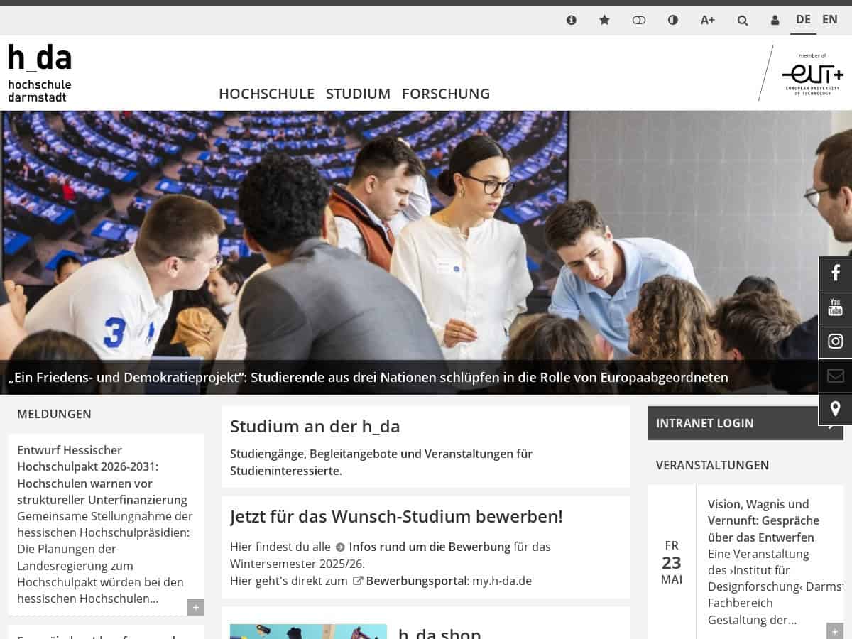 Hochschule Darmstadt (h_da)
