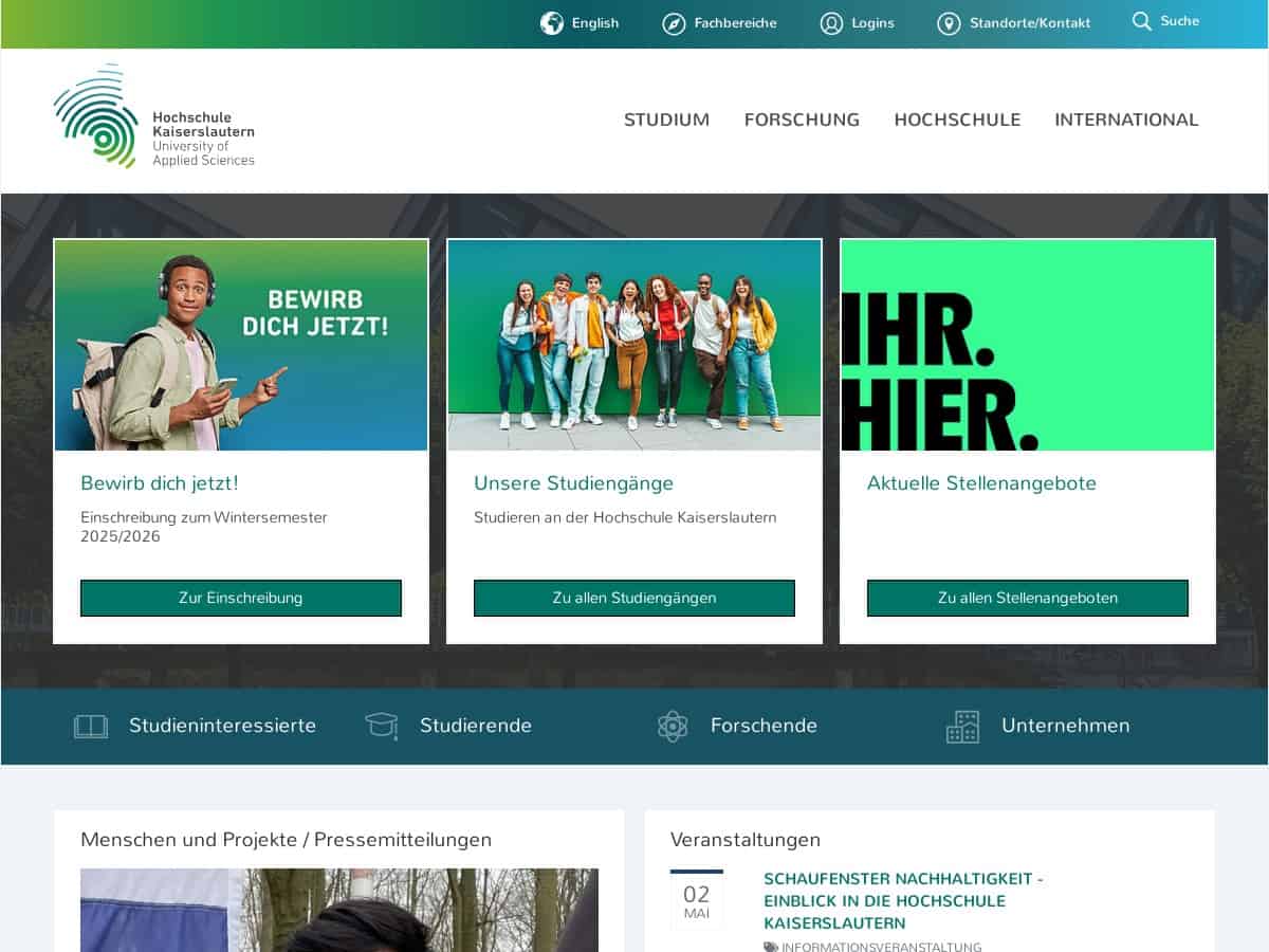 Hochschule Kaiserslautern – University of Applied Sciences