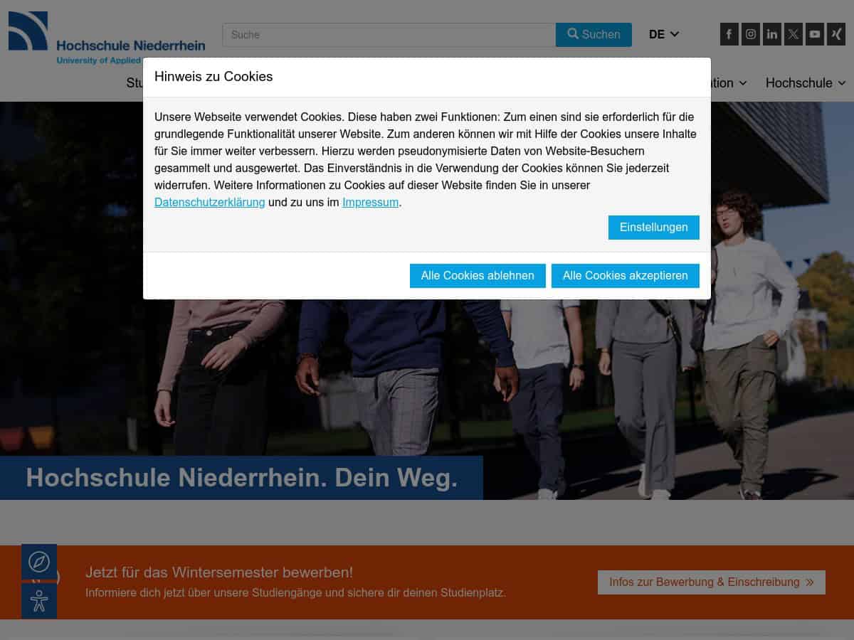 Hochschule Niederrhein – University of Applied Sciences