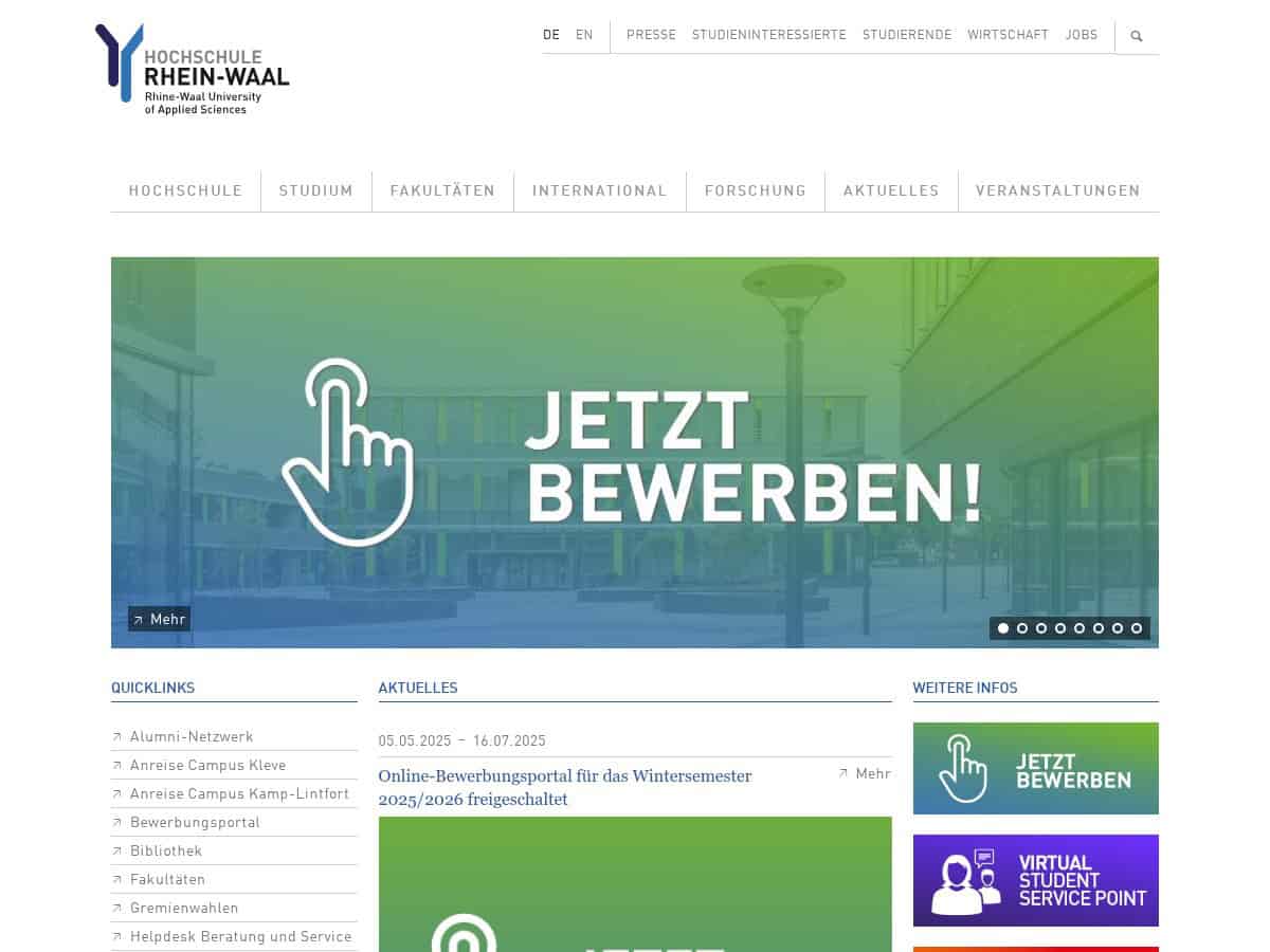 rhine waal university of applied sciences