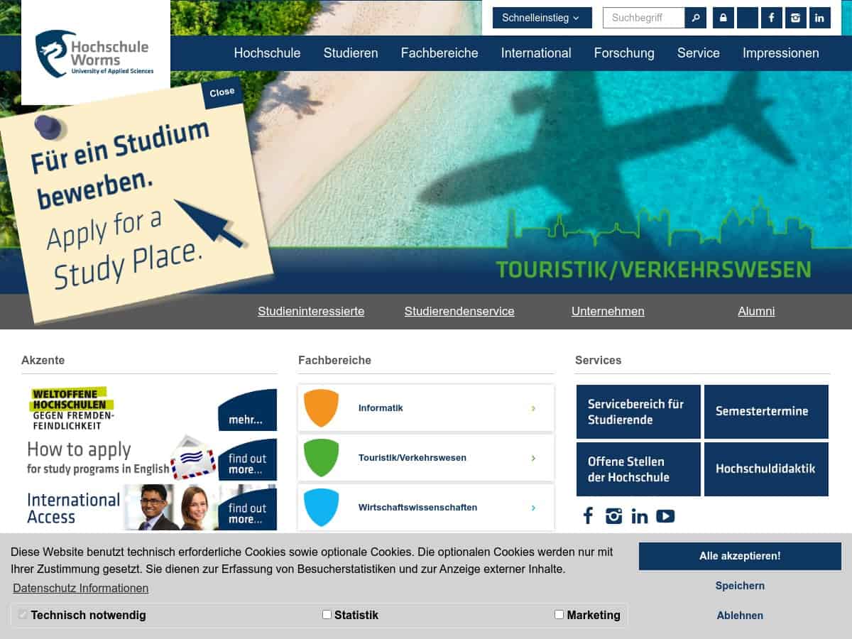 Hochschule Worms – University of Applied Sciences