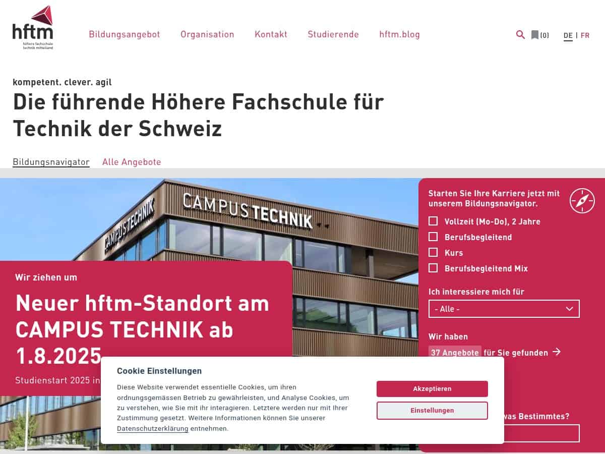 Höhere Fachschule für Technik Mittelland (hftm)