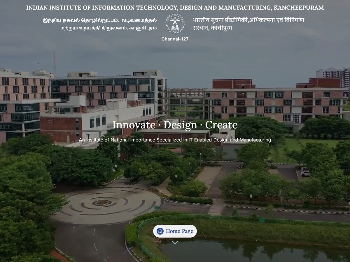 Institut indien de conception et de fabrication de technologies de l'information de Kancheepuram (IIITDM Kancheepuram)