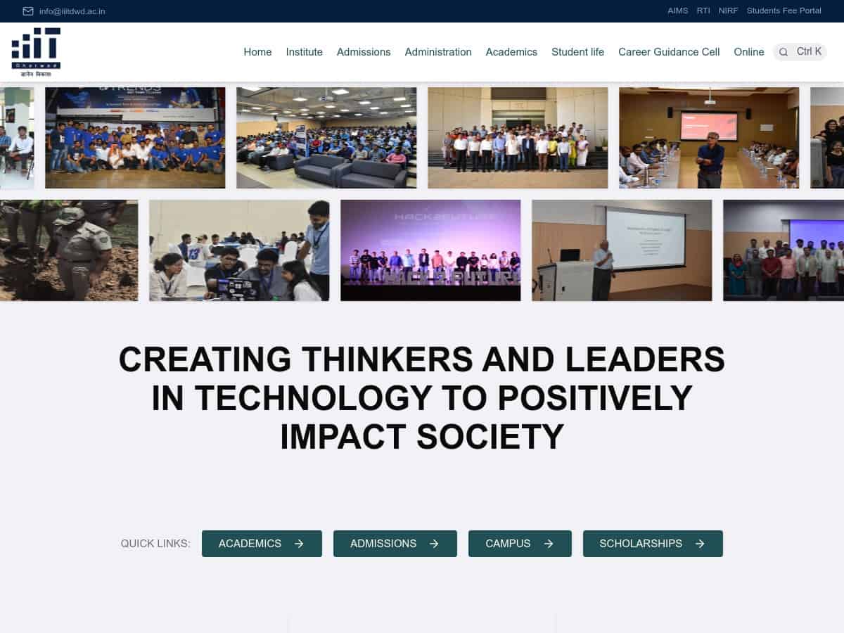 Indian Institute of Information Technology Dharwad (IIIT Dharwad)