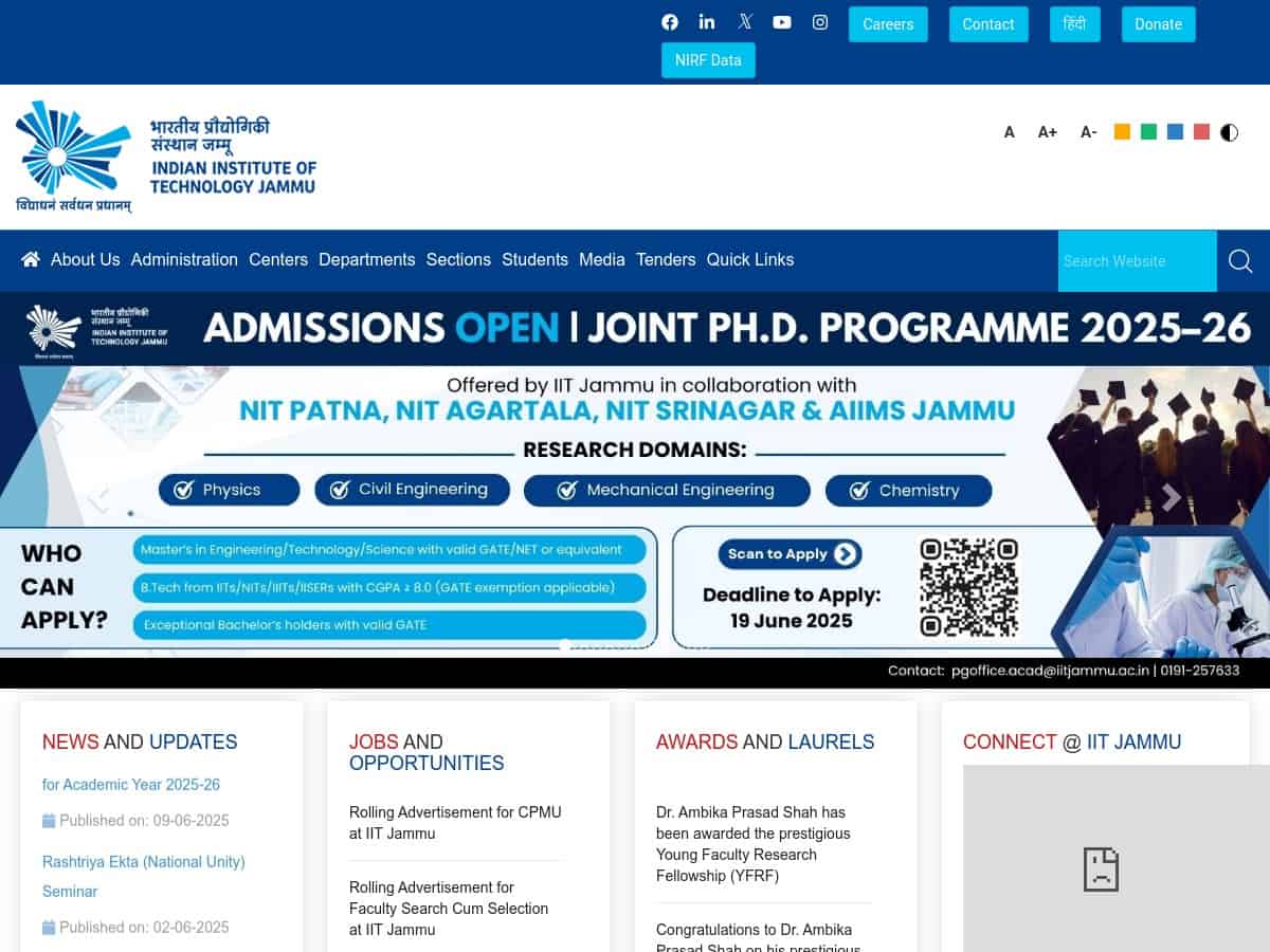 Instituto Indio de Tecnología de Jammu (IIT Jammu)