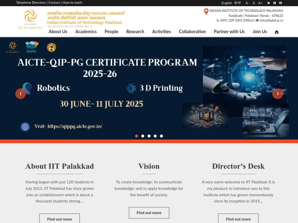 Instituto Indio de Tecnología de Palakkad (IITPKD)