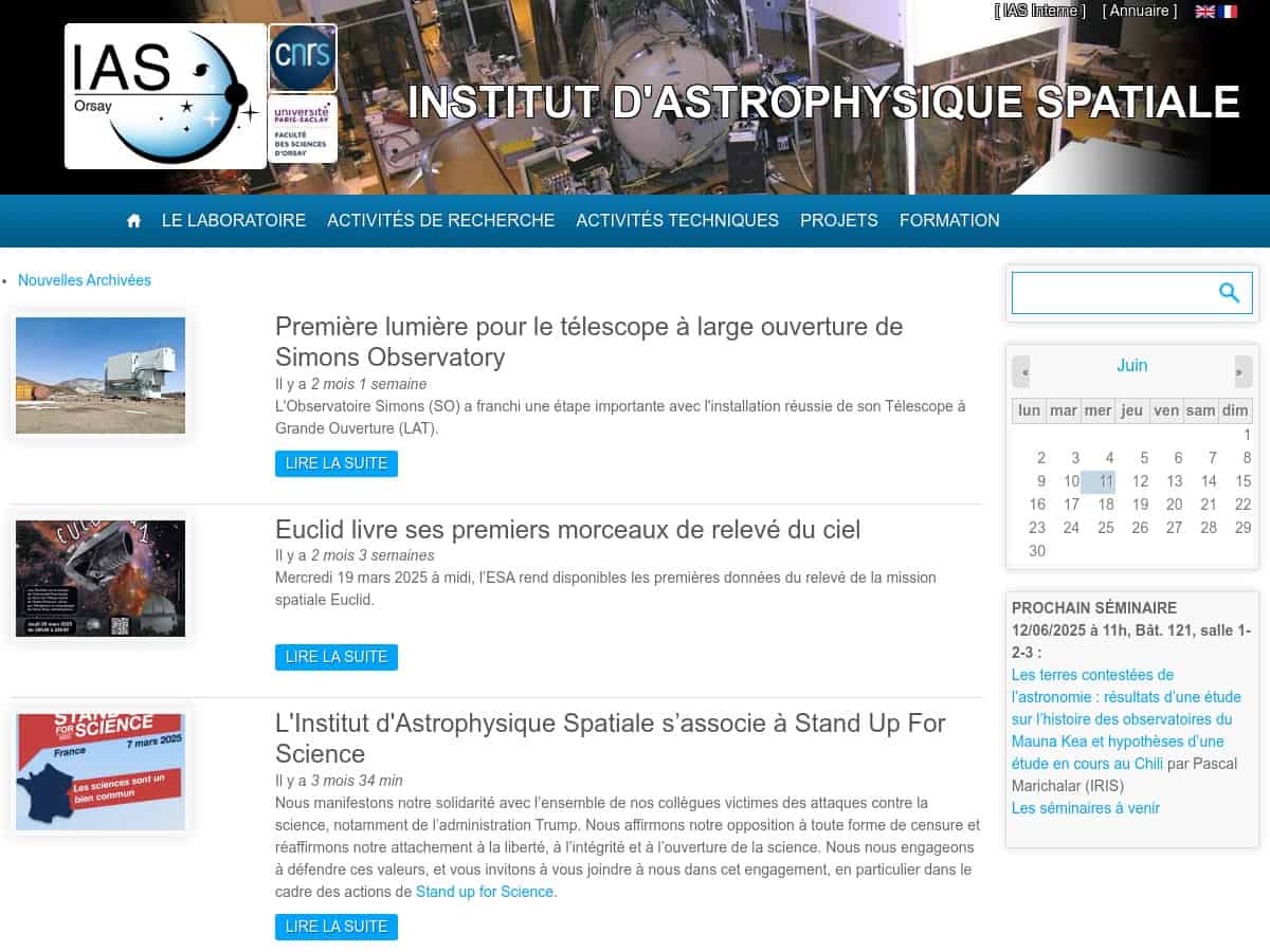 Istituto di Astrofisica Spaziale (IAS Orsay)