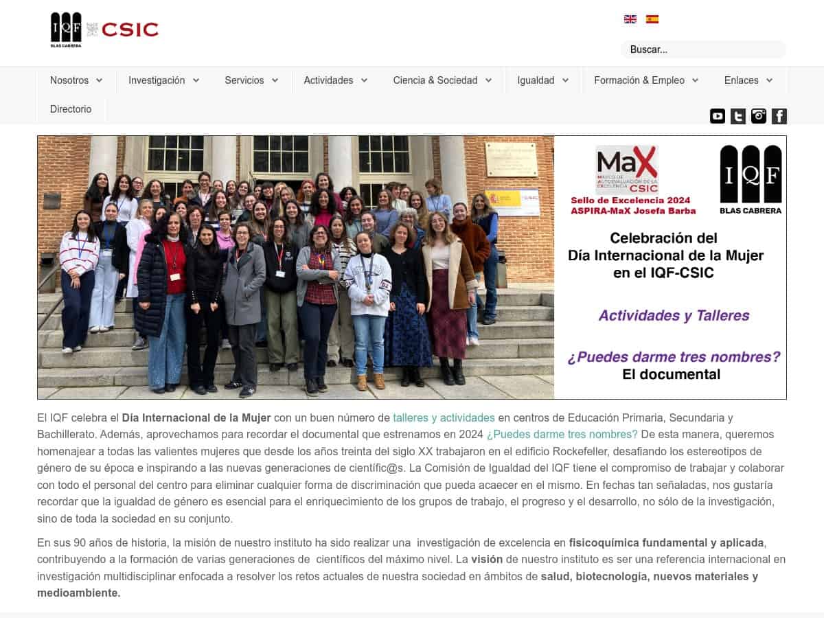 معهد كيميكا فيسيكا روكاسولانو (IQFR-CSIC)